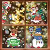 2024 Christmas Window Stickers Christmas Theme Decor Static Decals Seasonal Decors for Household Appliances Desktop Glass Doors 4
