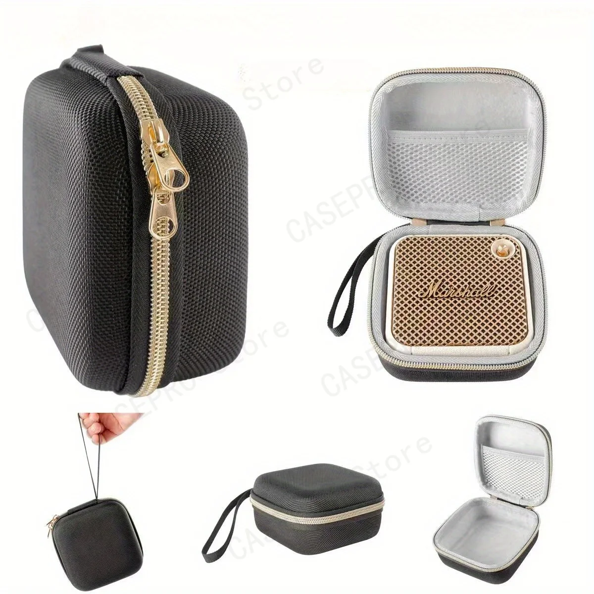 Hard EVA Protective Case for Marshall Wellen Portable Wireless Speaker - Durable Waterproof Travel Storage Bag
