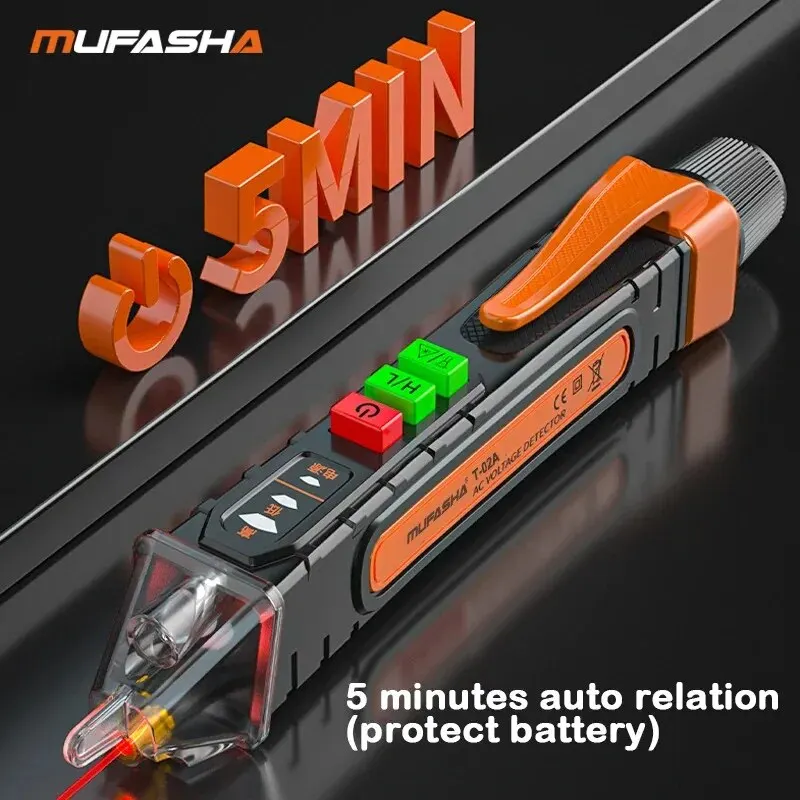 Rilevatore Di Tensione Senza Contatto Penna Elettrica Tester Di Tensione CA Rilevatore Di Punti Di Interruzione Intelligente 12-1000 V - Foto 11