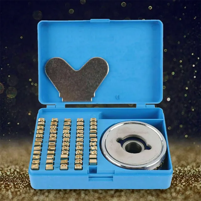 Embossing Printing Wheel Kit For FR-900/770 Sealer - 104 Copper Letters/Numbers With Iron Wheel
