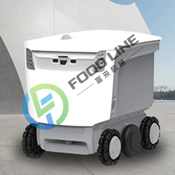 Nuovo robot per veicoli per la consegna di cibo Kit robot autonomo con guida autonoma senza pilota Robot di distribuzione intelligente