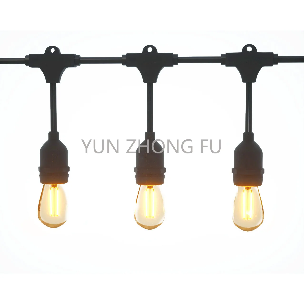 

Plug-in Type S14 Globe Lighting Chain Christmas Festival E27 Decorative Light Horse Running Light E26 Lighting Chain
