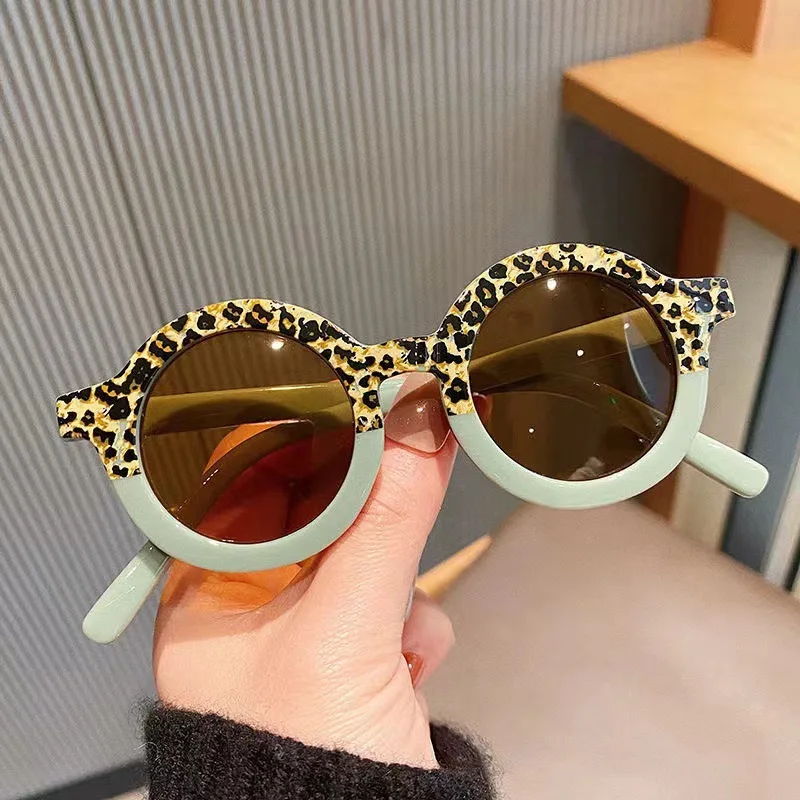 Cute Children Fashion Sunglasses Girls' Small Frame Circle Sun Glasses Cute Baby Outdoor Sunshade Eyewear UV400 Gafas De Sol kids sunglasses children sunglasses