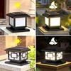 Outdoor Solar Lights Waterproof Sunlight Classical Style Remote Control LED Light Garden Corridor External Solar Power Lamp Led 5