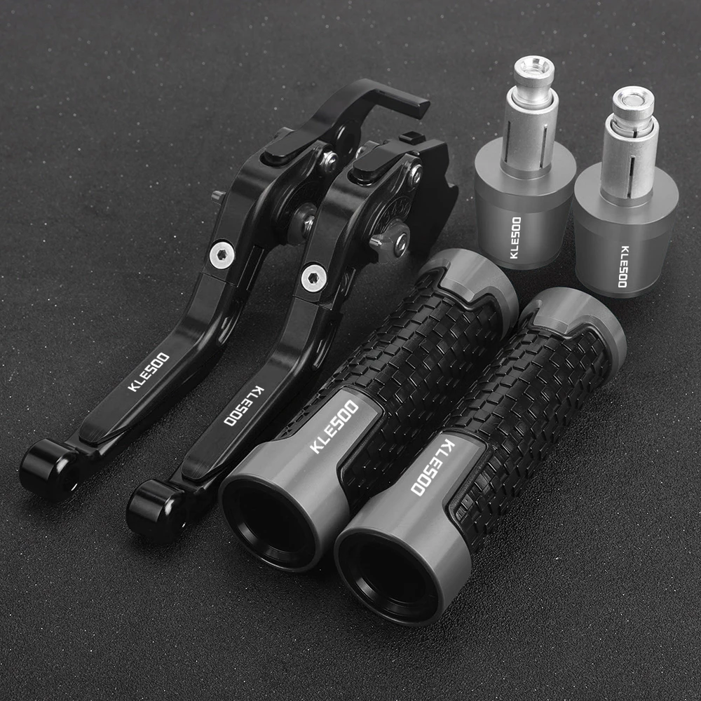 

For KAWASAKI KLE500 1991 1992 1993 1994 1995 1996-2007 Motorcycle Accessories Brake Clutch Levers Handlebar Hand Grips ends