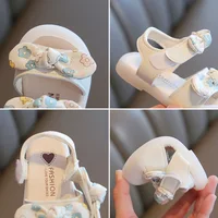 Girls Sandals Baby Baotou Toddler Shoes Girls Princess Shoes Soft Sole Girls Baby Shoes 6