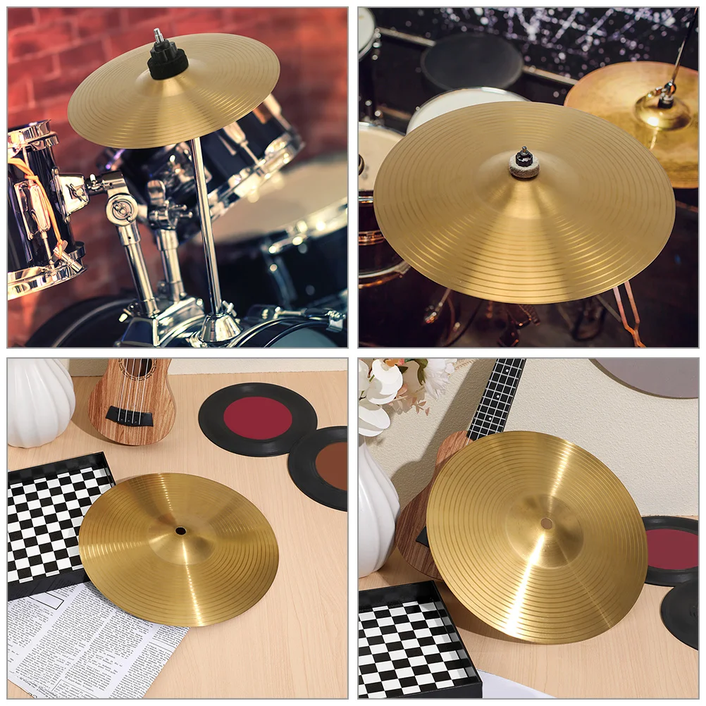 6 Inch Brass Cymbals For Drum Set Jazz Crash Musical Instrument Replacement Kit Gong Drum Accessories Percussion Sound Metal