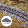 0.5-3MM Simulated Ballast Micro Railway Crushed Stone Roadbed Materials Model Scene Layout Diorama kits 50G/Bag 5