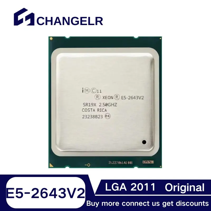 

Процессор Xeon E5-2643V2 SR19X 6 ядер 12 потоков LGA2011 22 нм ЦП 22 нм 3,5 ГГц 25 Мб E5 2643V2 E5 LGA2011