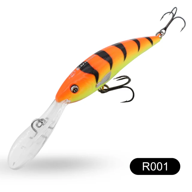 ESFISHING Top Quality Hard Bait 90mm 16g Easy Sprinter Dive Depth 0-7.5m long casting Minnow Wobbler Bass Pike Free Shipping R001