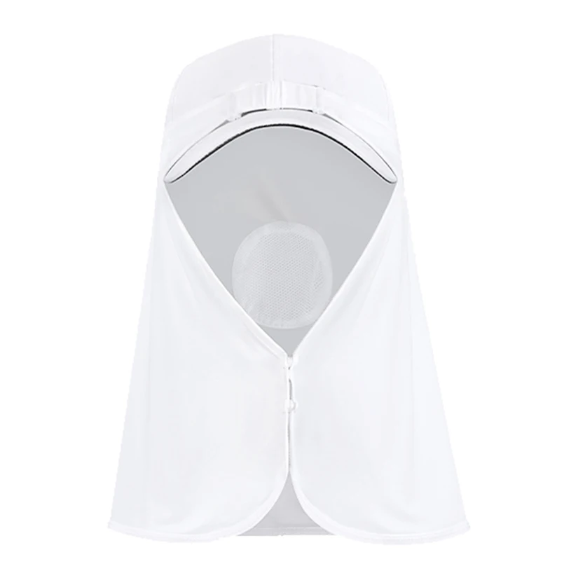 Summer UPF 50+ Sun Protection Scarf With Neck Flap Ice Silk Fabric For Men Women