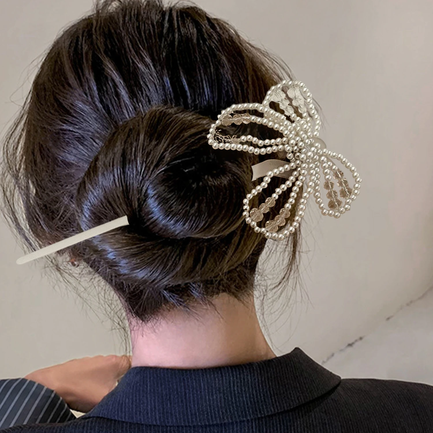 

Новые Модные Элегантные Винтажные заколки для волос с бантом и жемчугом милые украшения для волос заколки для волос в китайском стиле модные аксессуары для волос