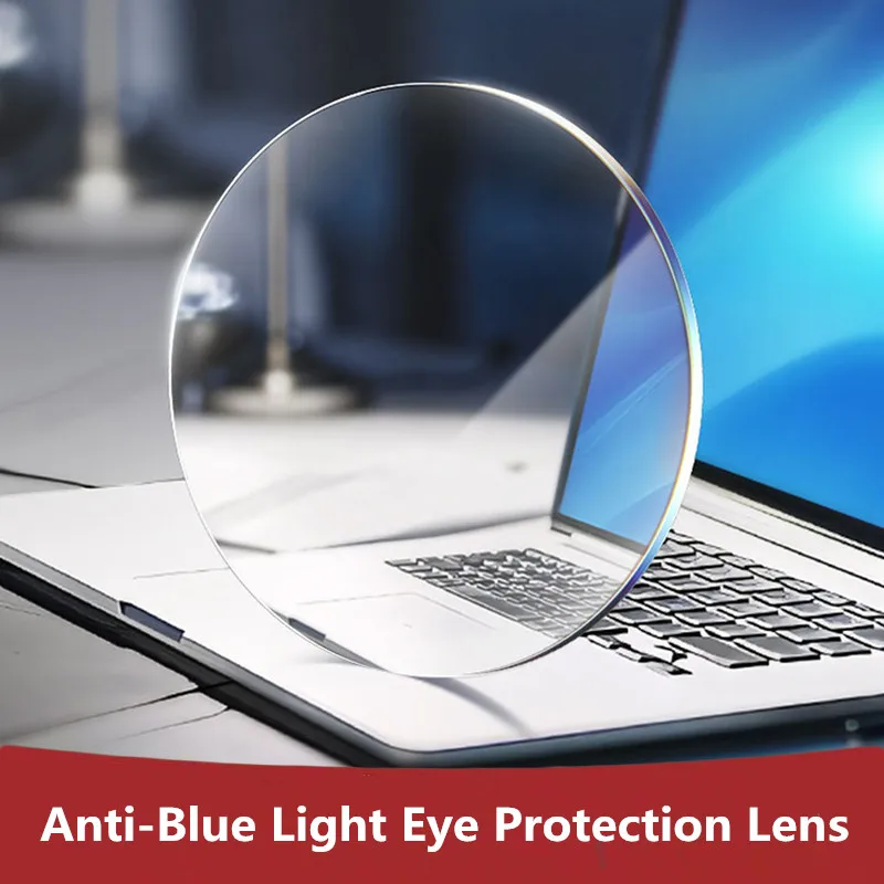 Anti-Blue Light Optical Lens MR-8 Aspheric Myopia Prescription Lenses Eyes Protection Reading Computer Eyewears