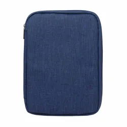 Smart Watch Strap Organizer Bag - Travel Storage Case for Wristband Collections (Navy blue)