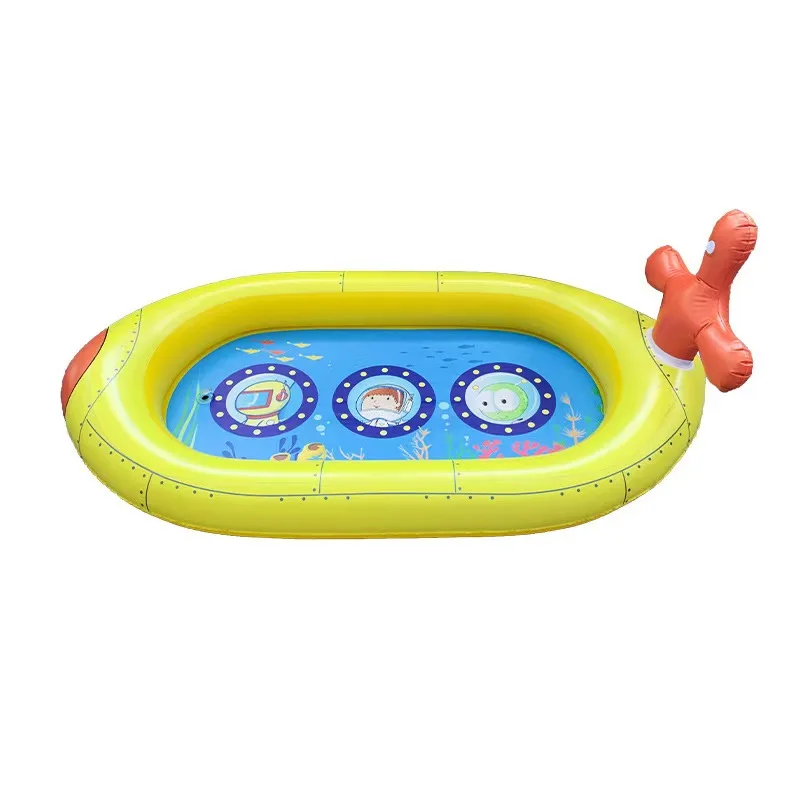 Children Play Sprinkler Pad Summer Beach Inflatable Spray Mat Outdoor Game Toy Garden Lawn Swimming Pool Mat Bathtub for Kids 2