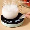 110V/220V Cup Heater Coffee Mug Warmer Hot Tea Maker Electric Hot Plate Heating Pad 3 Gear Warmer Coaster Thermal Mug Heater 36W 5