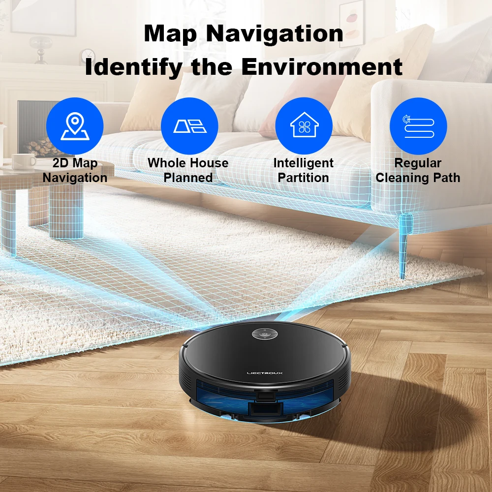 RoboRock S50 Roboter Staubsauger 2 Sweep-Mop APP Steuerung Smart Geplante 5200Am