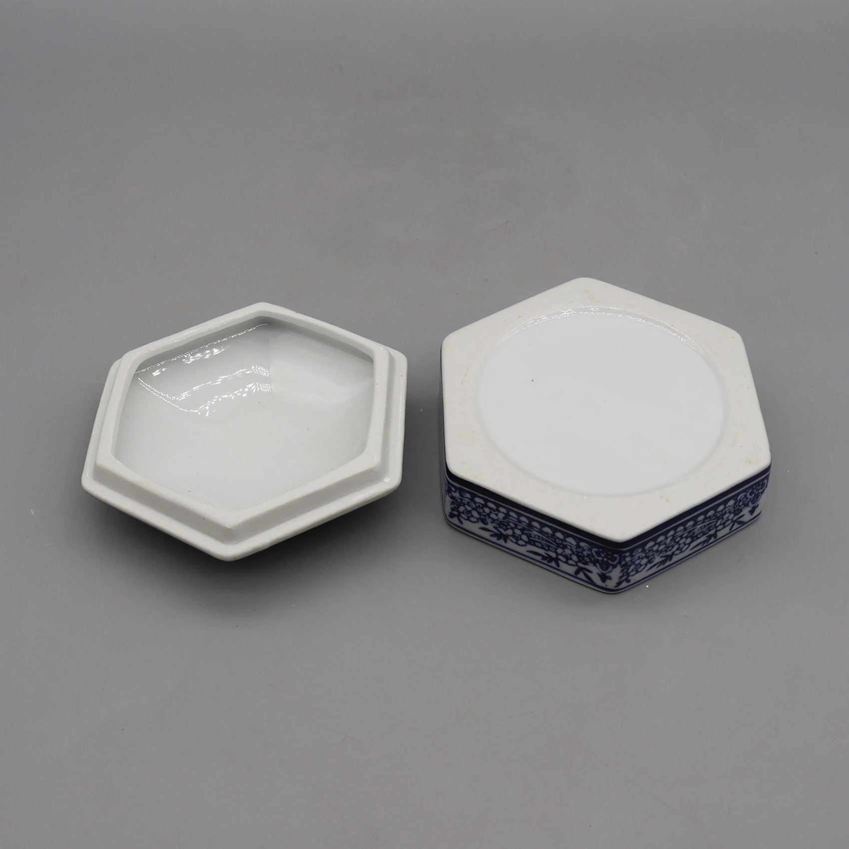 Ceramic Box, Hexagonal Storage, Home Decoration 6
