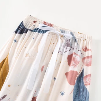 بنطال نسائي غير رسمي بساق مستقيمة ، رفيع ، مريح ، جيد التهوية ، ومناسب للحماية من الشمس والبعوض في الهواء الطلق 5