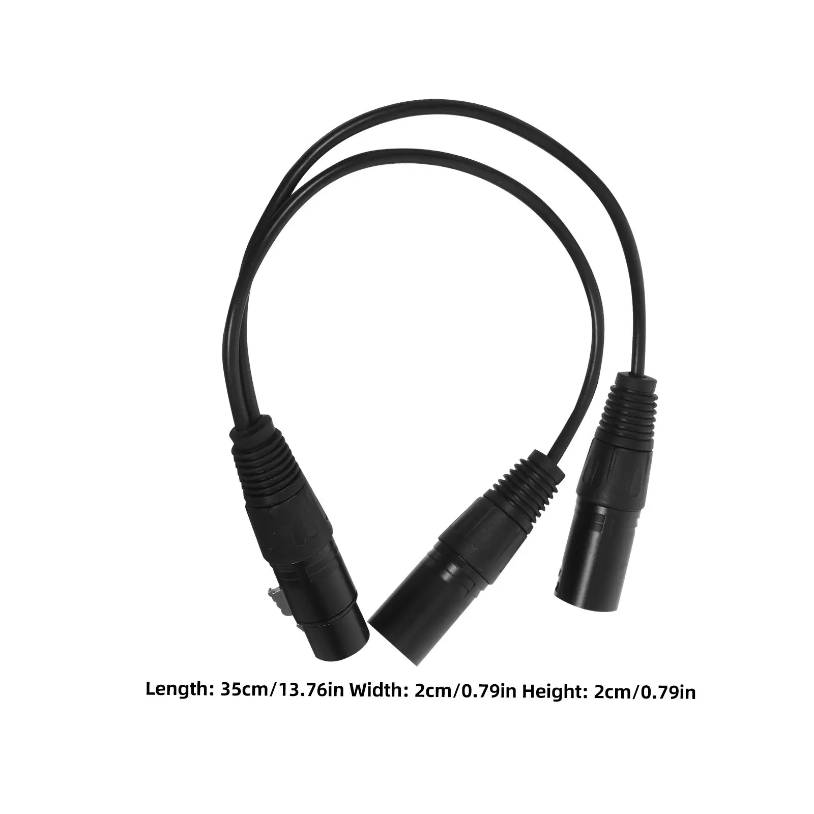 밸런스드 XLR 마이크 분배기 케이블, 2M 고음질 오디오 전송, 모바일 녹음용 스튜디오급 사운드 선명도