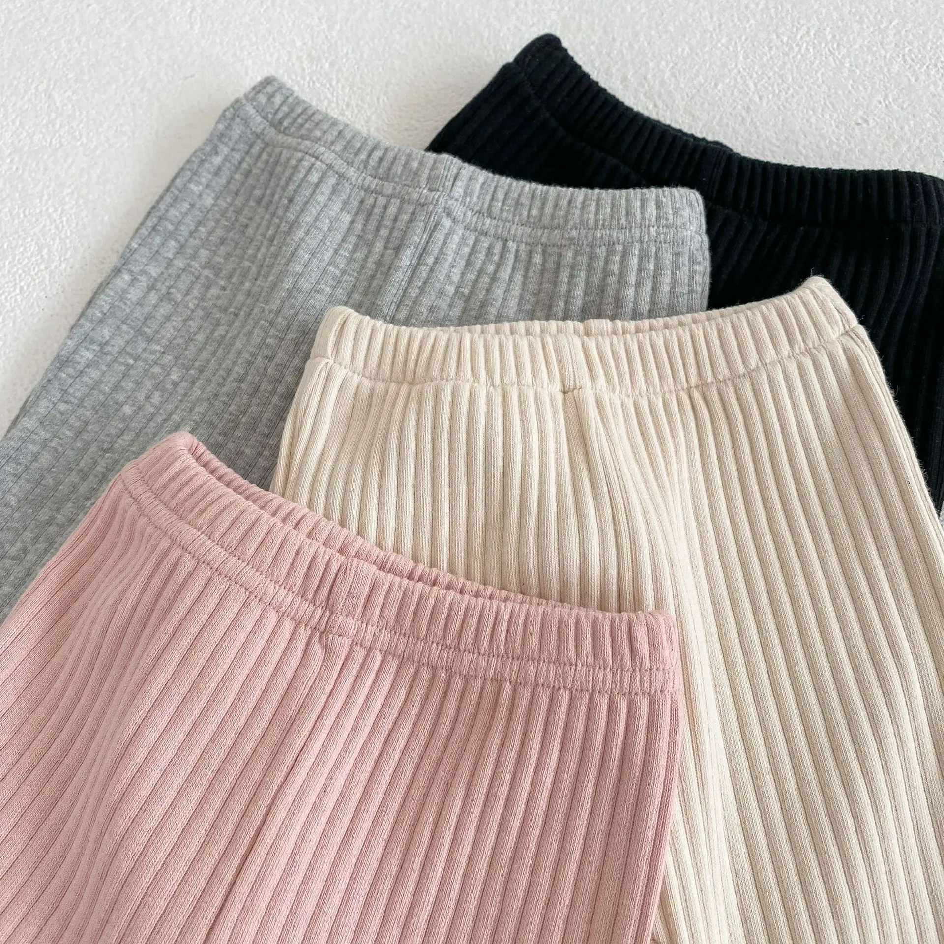 Description Picture 5 of itemFashion Popular Classic Baby Flared Pants Girls' Clothes Solid Color Leggings Korean Style Children Toddler Costume Casual Pants