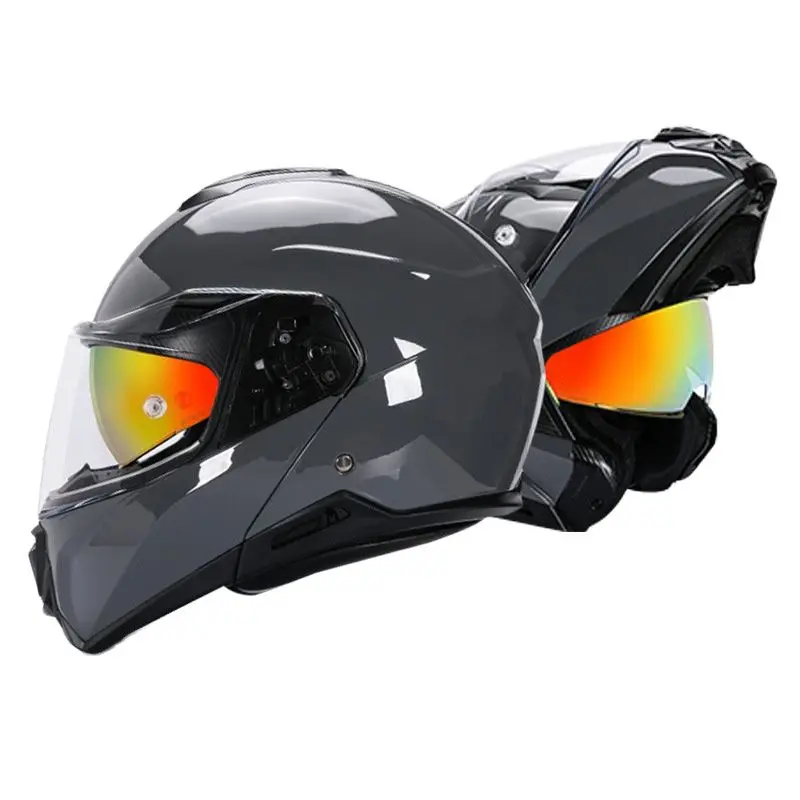 Gsb Winter Antifog Night Vision Motorcycle Helmet Modular Helmet Man