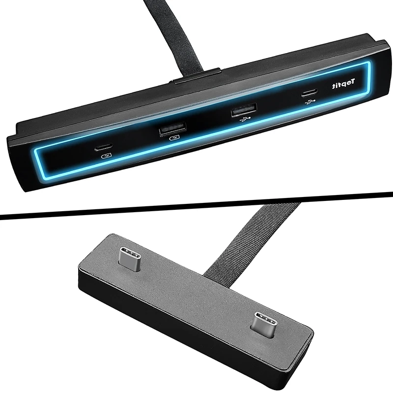 

Multifunctional 6 In 1 Docking Station Usb C Hub With Hd Interface Card Reader for tesla model y