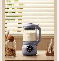 Machine à lait de soja automatique 220V, mélangeur silencieux sans filtre, grande capacité, pour 3-4 personnes, usage domestique WDD 5