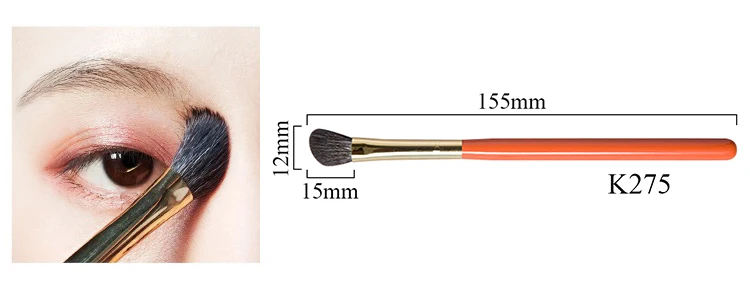 Description Picture 5 of itemProfessional Handmade Makeup Brushes Set Soft Blue Squirrel Goat Hair Face Powder Contour Eye Shadow Brush Make Up Brush Kit