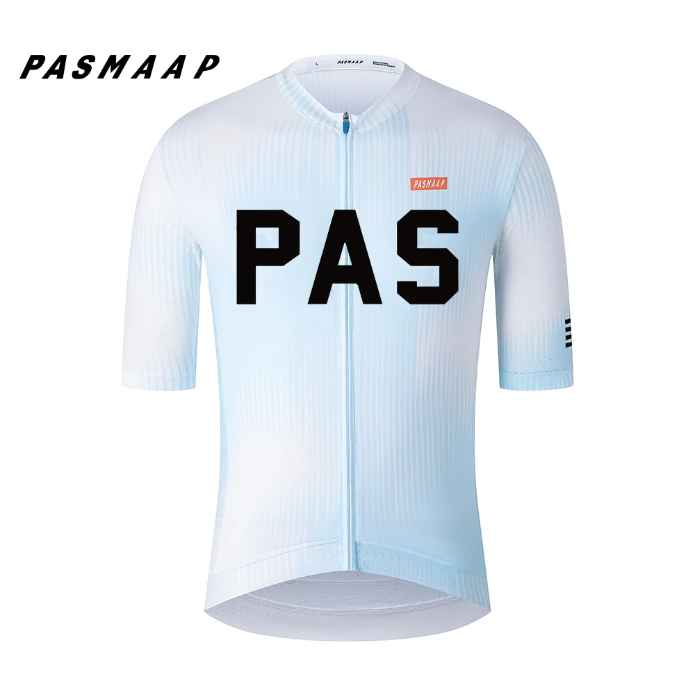 thumbnail image 1 of PASMAAP - Maillot de ciclismo de verano para hombre, camiseta de ciclismo de montaña o carretera, ropa de ciclismo de manga corta de equipo profesional de alta calidad, 1 of 5