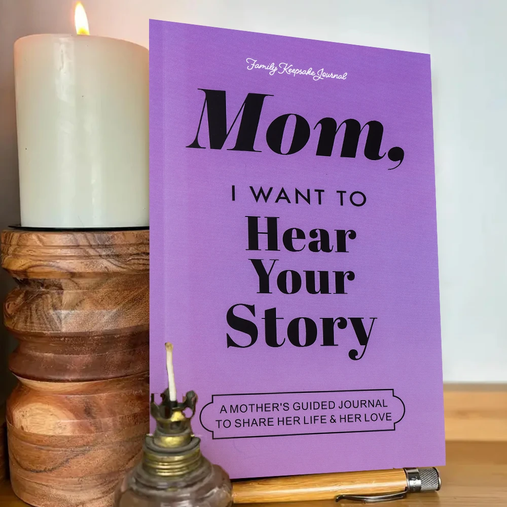 Mom's Life Story Diary Expanded Upgraded Edition Contains 250+ Questions Perfect Gift for Mother's Day Thanksgiving and Christm notebook diary journal,notebook diary
