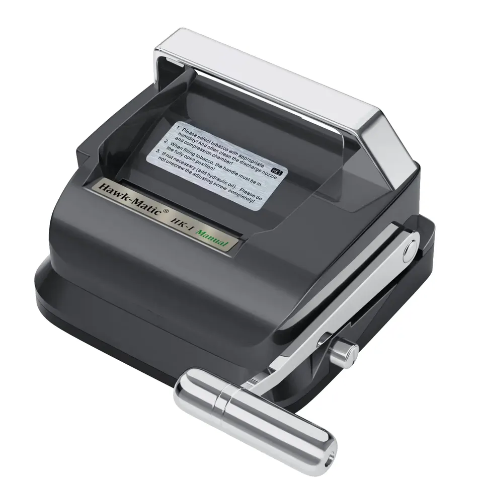 High Quality HK-1 Cigarette Machine Manual Hydraulic Type Tobacco Filling Push-pull Cigarette Rolling Maker Smoking Accessories