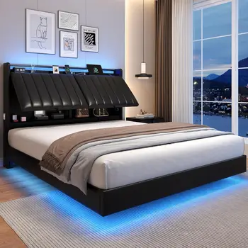 Ergonomic Floating Queen Bed 1