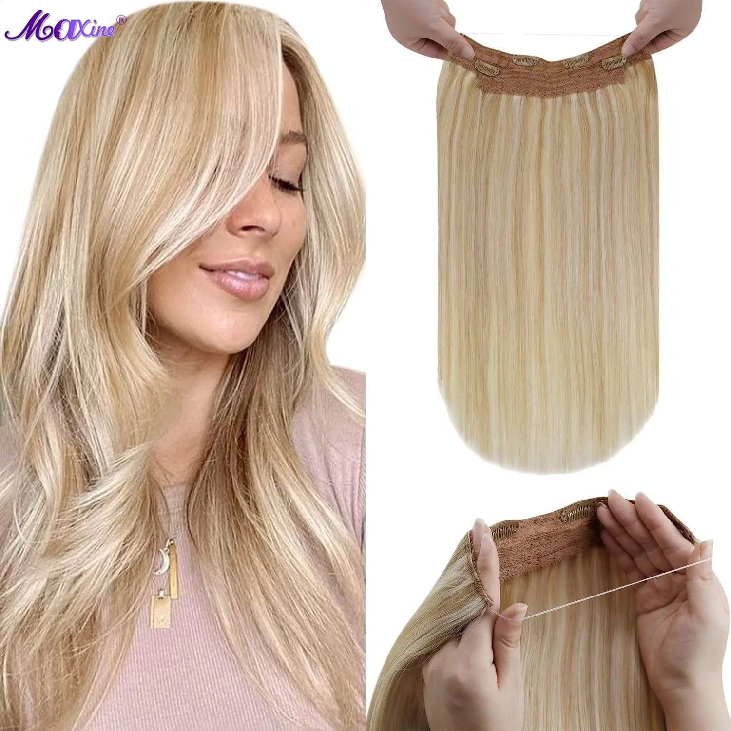 extensoes-reais-do-cabelo-do-fio-cabelo-humano-destaques-loiros-pisca-a-linha