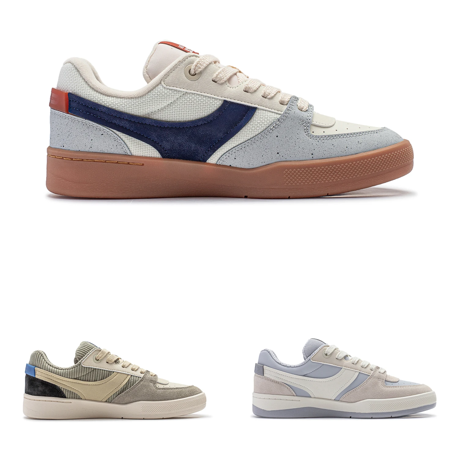 Li-Ning Men GLORY 92S Professional Skateboard Shoes DUAL CUSHION Sport Shoes Wearable Comfortable Culture Sneakers AEPU007 casual sneakers