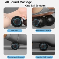 Rechargeable 5 Gears Vibrating Massage Ball Portable Peanut Massager Vibrating Foam Roller For Fitness Mobility Yoga Relaxation - Image 6
