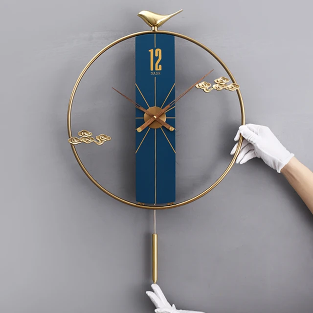 Egyszerű Inga Nappali Falóra Mozgás Személyre Szabott Tini Kerek Minimalista Wandklok House Deco Ww50Wc - Image 2