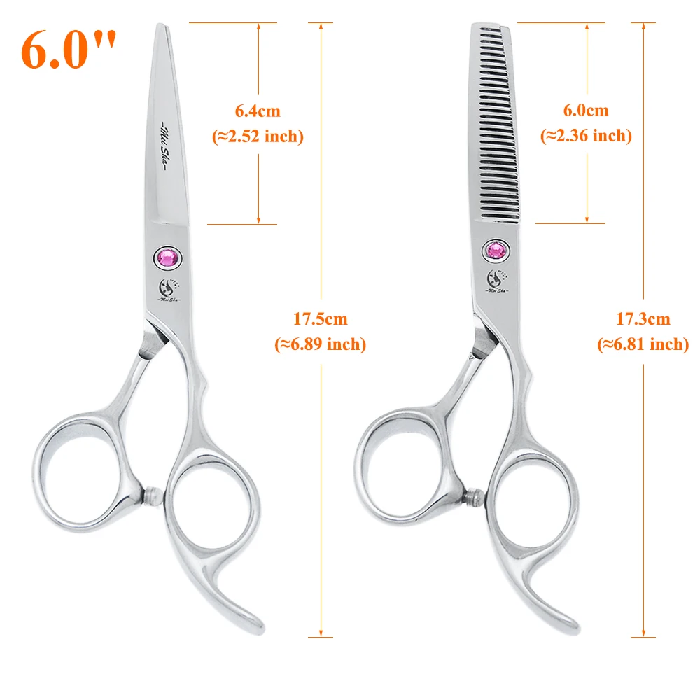 5.5인치 6인치 7인치 미용 이발사 전문 커팅 가위 헤어 가위 JP440C 살롱 숱가위 스타일링 클리퍼 A0035A