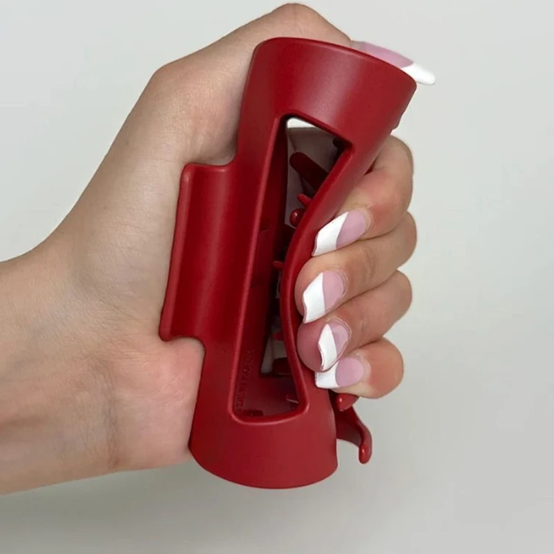 1pc Soft Hair Grab Girls Clips Silicone Hair Clips Simple Fashion Versatile Items Decorations Hair Accessories Safe Design