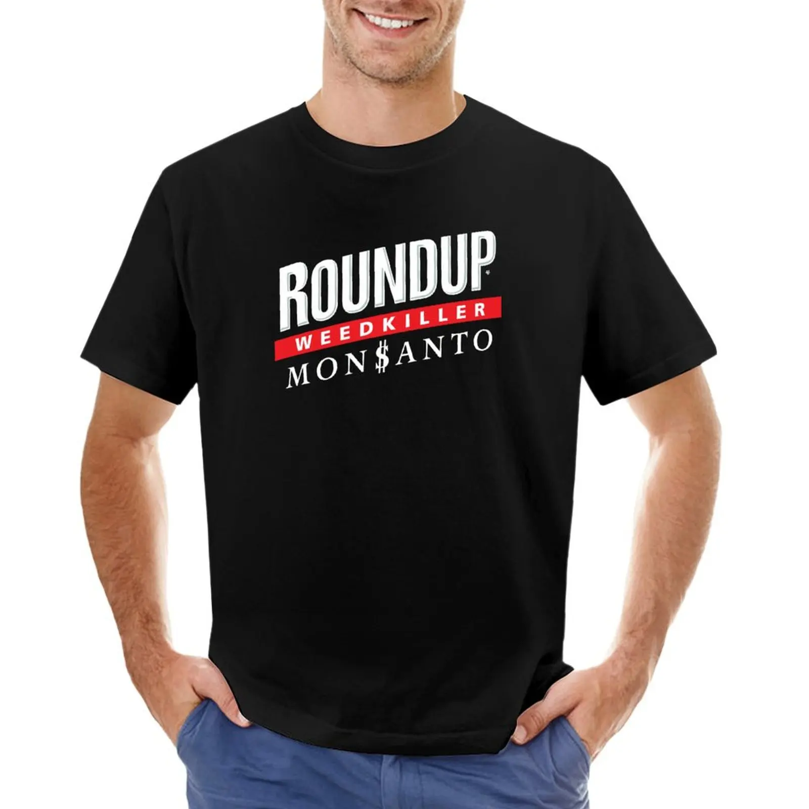 T-Shirt Roundup Weedkiller Monsanto T-Shirt Sublime Ad Asciugatura Rapida T-Shirt Da Uomo