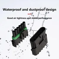 5/20/100sets 2.5 GM Delphi Automotive Female Male Weather Pack Electrical Socket Plug Automobile Connectors 1 2 3 4 6Pin Way 2