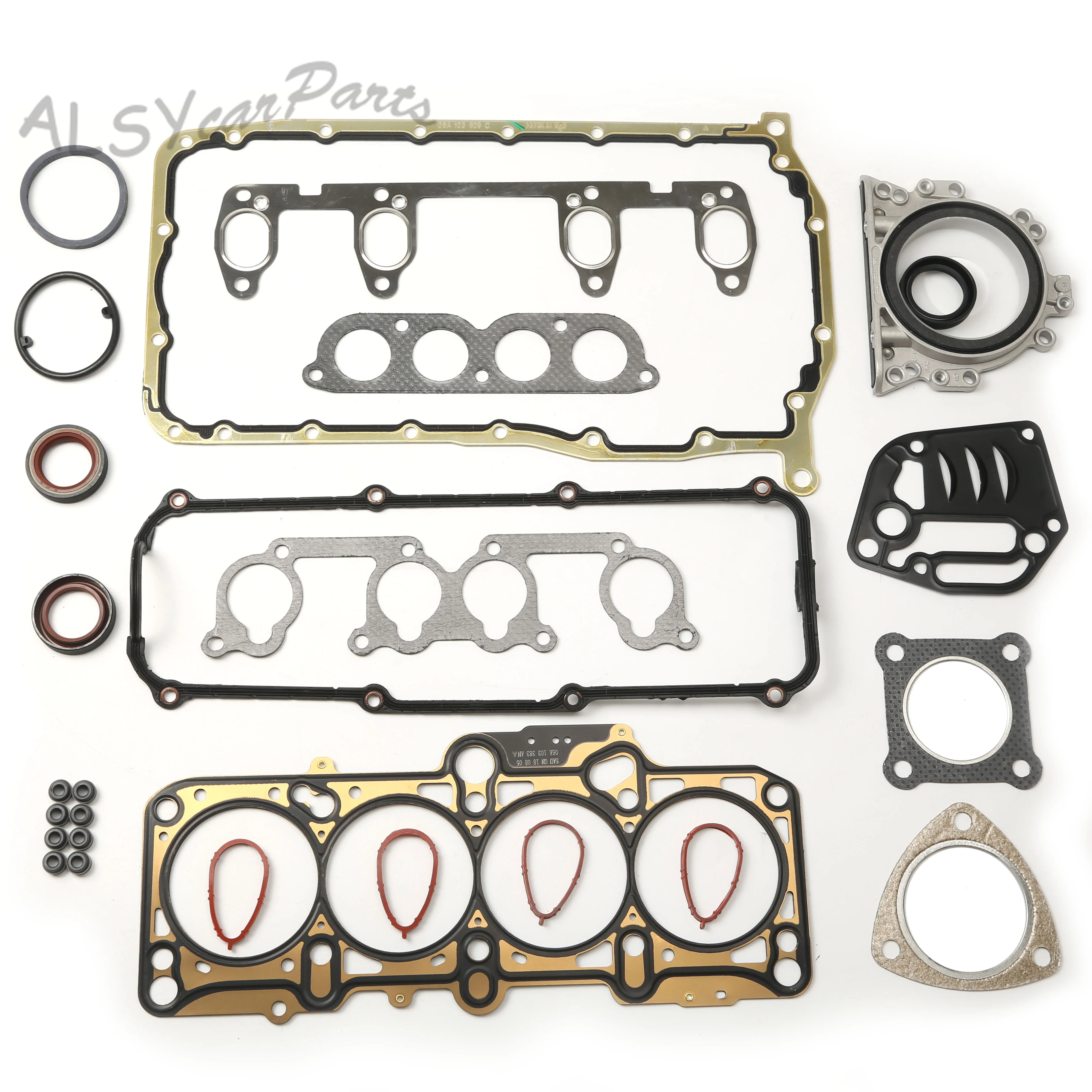 

Car Engine Overhaul Gasket Kit 162646 06A103171E For VW Golf Passat 2001-2005 Vento Skoda Fabia Seat Alhambra 2.0 ATM