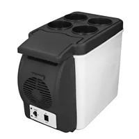 Réfrigérateur Portable 12V pour voiture, 37W, 6l, boîte à médicaments Portable à faible bruit, cosmétique, réfrigérateur Portable pour aliments 2