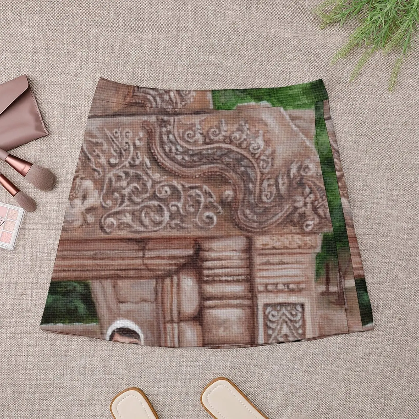 Angkor Temple Mystery Mini Skirt korean luxury clothing clothing women summer 2023