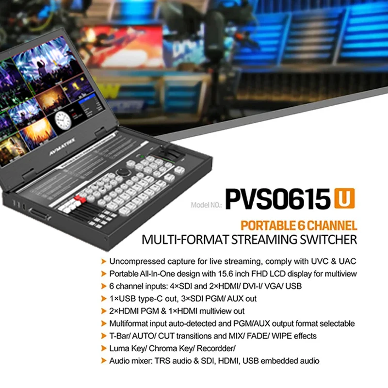 AVMATRIX-PVS0615U-6-Channel-Multi-format-Streaming-Switcher-For ...