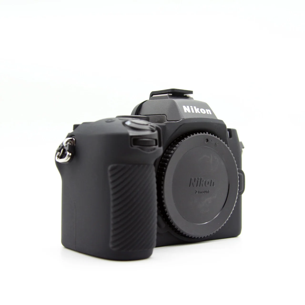 Nikon Z50 II 광택 매끄러운 고무 부드러운 실리콘 케이스 갑옷 카메라 바디 커버 보호 프레임 스킨 미러리스 카메라