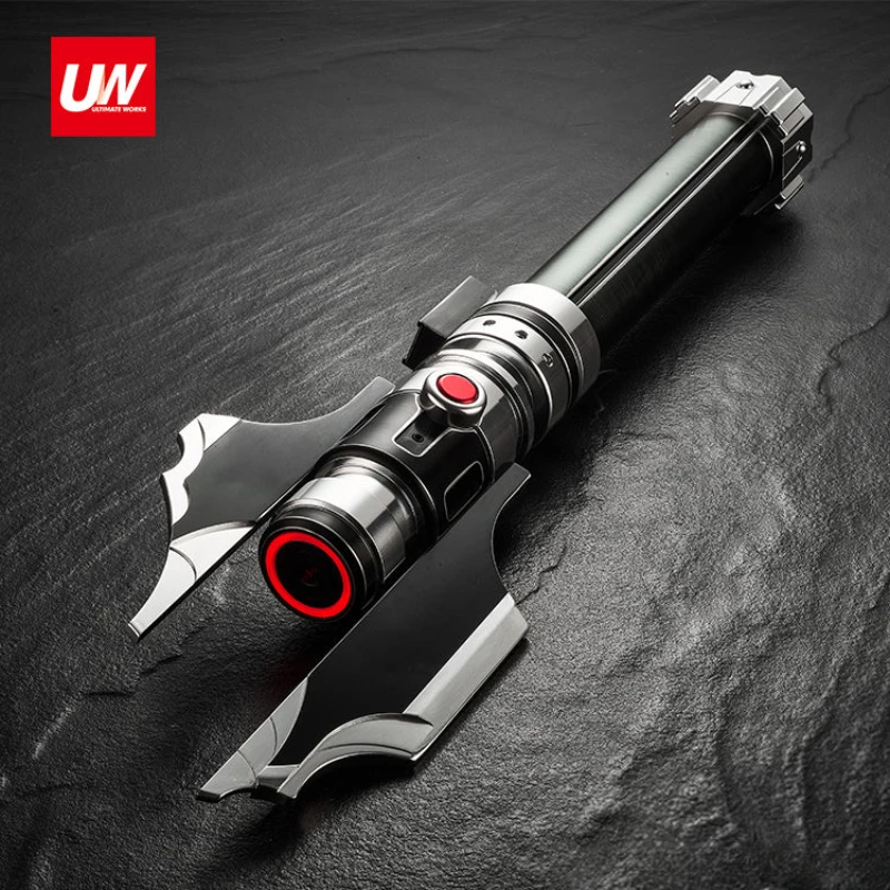 

Ultimate Work Darth Malgus Neopixel Proffie Lightsaber with Pixel Blade Heavy Dueling Battle Damage Version laser sword cosplay