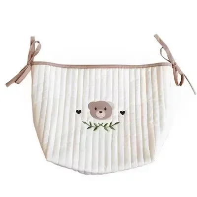 Fabric Storage Bag Ins Crib Hanging Bag Diaper Bag Baby Toy Storage Bag Diaper Bag Large-capacity Bedside 5