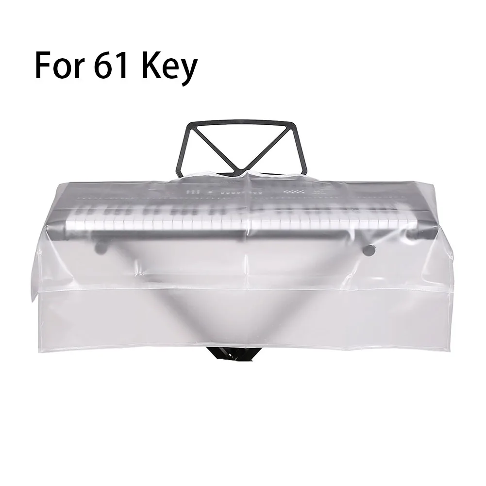 

Piano Keyboard Dust Cover Waterproof Electronic Piano Cover Transparent PEVA Material Wide Design Easy to Clean and Store