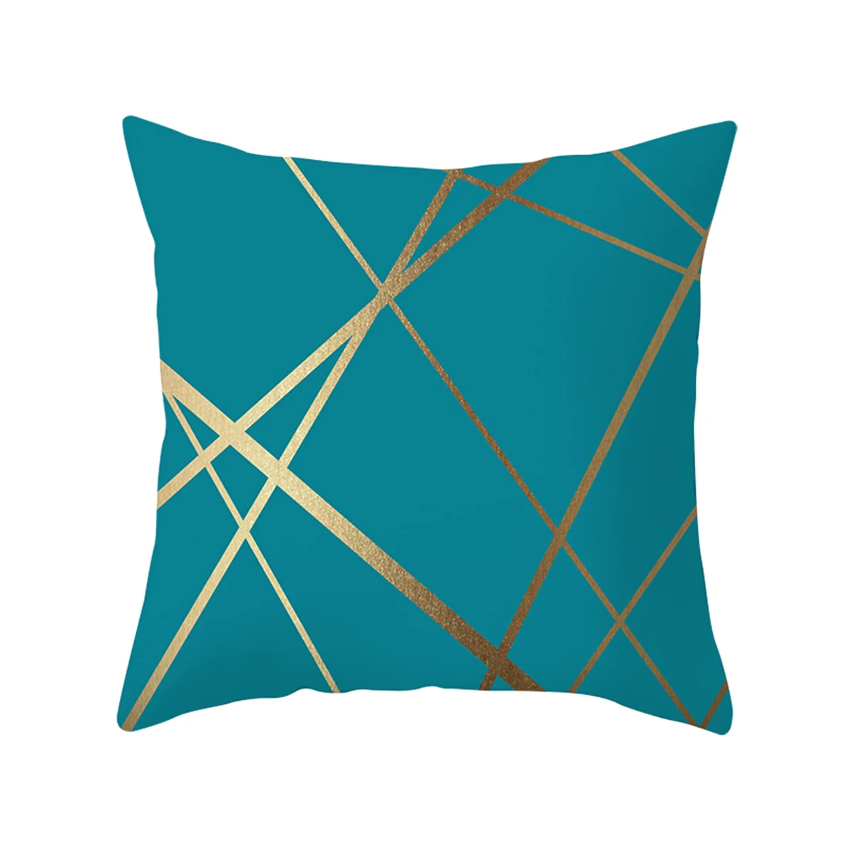 Fashion Design Velvet Cushion Cover 45x45cm Home Decor Golden Line Sofa Pillow Cover Home Pillowcase 3